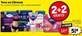 Kruidvat Tena en Libresse aanbieding