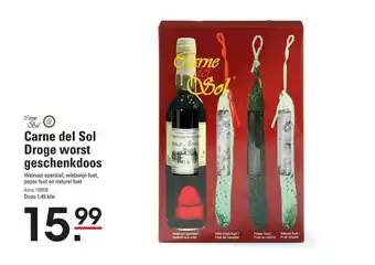 Sligro Carne Del Sol Droge Worst Geschenkdoos aanbieding