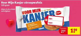 Kruidvat Voor Mijn Kanjer stroopwafels aanbieding