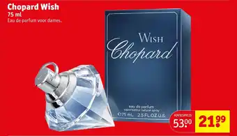 Kruidvat Chopard Wish aanbieding