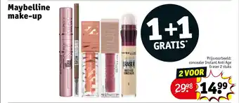 Kruidvat Maybelline make up aanbieding