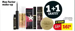 Kruidvat Max Factor make up aanbieding