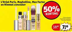 Kruidvat L'Oréal Paris, Maybelline, Max Factor en Rimmel concealer aanbieding