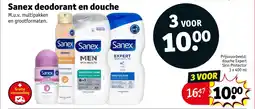 Kruidvat Sanex deodorant en douche aanbieding