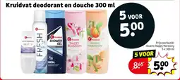 Kruidvat Kruidvat deodorant en douche aanbieding