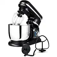 Bol.com MOA Keukenmachine - Keukenrobot - Mixer met Garde Deeghaak Menghaak - 1000 Watt - Zwart - SM1203N aanbieding