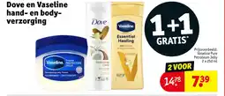 Kruidvat Dove en Vaseline hand en body verzorging aanbieding