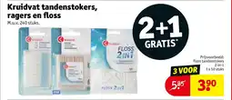 Kruidvat Kruidvat tandenstokers, ragers en floss aanbieding