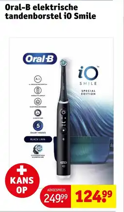 Kruidvat Oral B elektrische tandenborstel iO Smile aanbieding