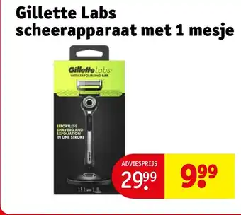 Kruidvat Gillette Labs scheerapparaat met 1 mesje aanbieding