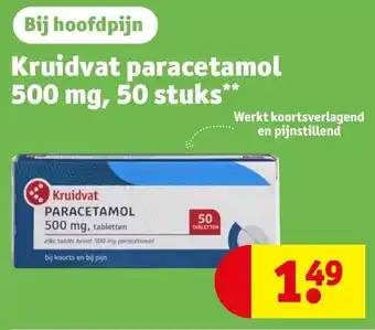 Kruidvat Kruidvat paracetamol aanbieding