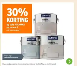 GAMMA Gamma muurverf aanbieding