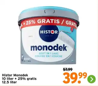 GAMMA Histor monodek aanbieding