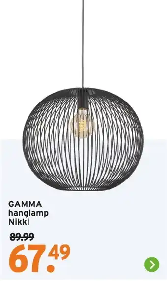 GAMMA Gamma hanglamp nikki aanbieding