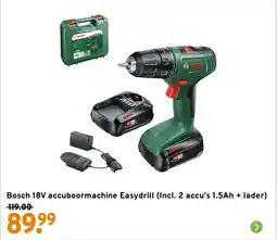 GAMMA Bosch 18V accuboormachine Easydrill aanbieding