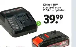 GAMMA Einhell 18V startset aanbieding