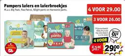 Kruidvat Pampers luiers en luierbroekjes aanbieding