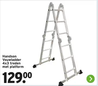 GAMMA Handson Vouwladder aanbieding