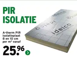 GAMMA A-therm PIR isolatieplaat aanbieding