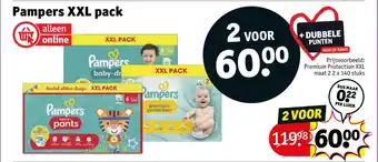 Kruidvat Pampers XXL pack aanbieding