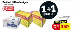 Kruidvat Zwitsal billendoekjes aanbieding