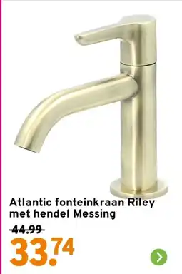 GAMMA Atlantic fonteinkraan Riley aanbieding