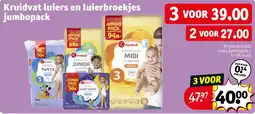 Kruidvat Kruidvat luiers en luierbroekjes jumbopack aanbieding