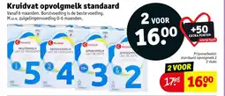 Kruidvat Kruidvat opvolgmelk standaard aanbieding