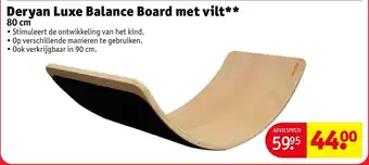 Kruidvat Deryan Luxe Balance Board met vilt aanbieding