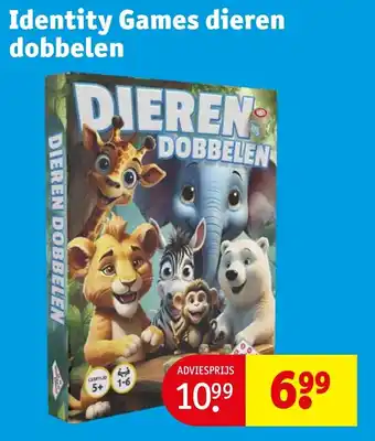 Kruidvat Identity Games dieren dobbelen aanbieding