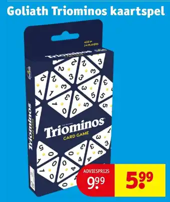 Kruidvat Goliath Triominos kaartspel aanbieding