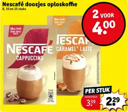 Kruidvat Nescafé doosjes oploskoffie aanbieding