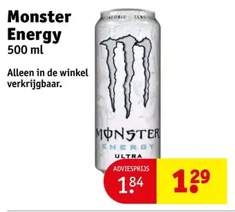 Kruidvat Monster Energy aanbieding