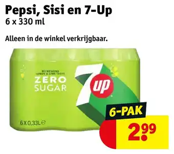 Kruidvat Pepsi, Sisi en 7 Up aanbieding