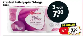 Kruidvat Kruidvat toiletpapier 3 laags aanbieding