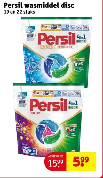 Kruidvat Persil wasmiddel disc aanbieding