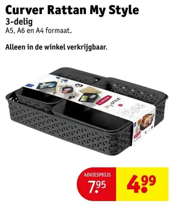 Kruidvat Curver Rattan My Style aanbieding