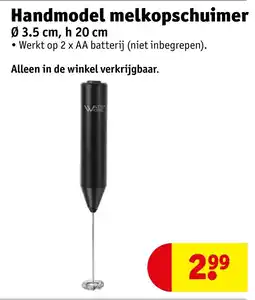 Kruidvat Handmodel melkopschuimer aanbieding