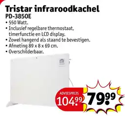 Kruidvat Tristar infraroodkachel aanbieding