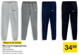 Zeeman Nike heren joggingbroek aanbieding