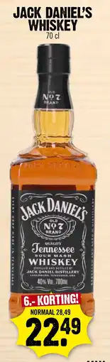 Super Dirck 3 Jack Daniel's whiskey aanbieding