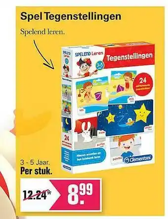 De Online Drogist Spel Tegenstellingen aanbieding