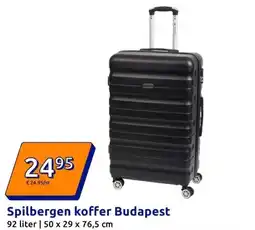 Action Spilbergen koffer Budapest aanbieding