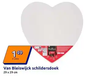 Action Van Bleiswijck schildersdoek aanbieding