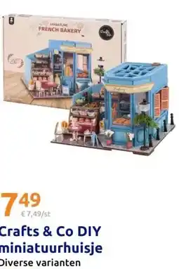 Action Crafts & Co DIY miniatuurhuisje aanbieding