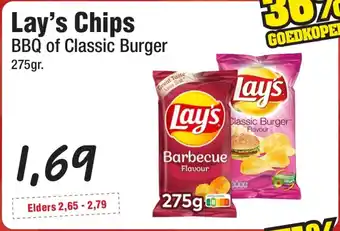 Budget Food Lay's Chips aanbieding