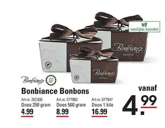 Sligro Bonbiance Bonbons aanbieding