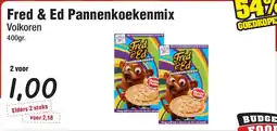 Budget Food Fred & Ed Pannenkoekenmix aanbieding