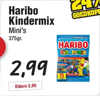 Budget Food Haribo Kindermix Mini's aanbieding