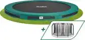 Bol.com Salta Premium Ground - Inground trampoline met veiligheidsnet - ø 251 cm - Groen aanbieding